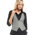 thumbnail image 5 of MixMatchy Women's Economy Dressy 3 Button Versatile Racerback Tuxedo Suit Vest Waistcoat, 5 of 5