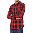 thumbnail image 3 of Puztloy Flannel Shirt for Men Long Sleeve Button Down Shirts Casual Relaxed Fit with Chest Pockets Winter Mens Flannel Shirt, 3 of 6