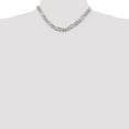 thumbnail image 4 of Auriga Fine Jewelry 925 Sterling Silver 8mm Figaro Chain Necklace 16inch for Women, 4 of 5
