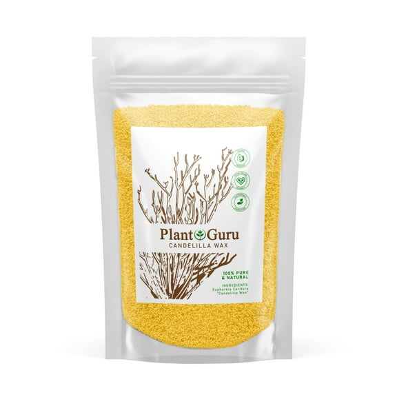 Candelilla Wax Pellets 3 lbs. Bulk Wholesale 100% Pure Natual Food Grade Vegan Wax For DYI Lip Balm, Soap and Candle Making, Creams and Lotions. Great For Skin, Face, and Hair. Beeswax Alternative