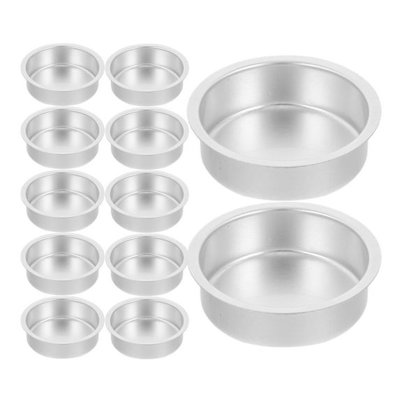 SOPOTUTU Aluminum Candle Cups 20pcs for Crafting, Home Decor, Projects, and Candle Making Supplies