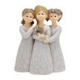 thumbnail image 4 of Figura Angel Sisters , decoración de la habitación, adorno de escritorio, estatua de 3 niñas, resina, escultura de amigos para sala de estar, balcón,, 4 of 9