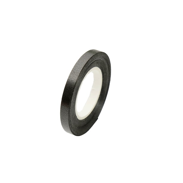 Yuarrent Cintas con purpurina para envolver regalos multiusos, piezas para manualidades, suministros para manualidades, accesorios de boda, decoración Kits de decoración para fiestas negro Yuarrent HA060888-06B