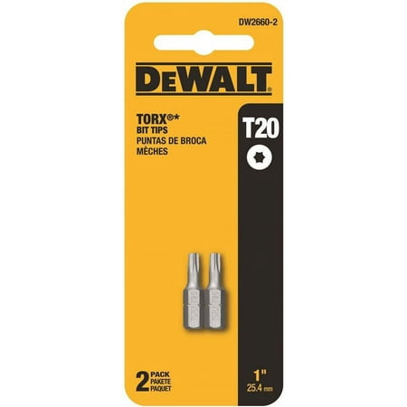 UPC: 0885911061063 | DEWALT ACCESSORIES DW2660-2 1 T20 Torx Bit 2 Pack