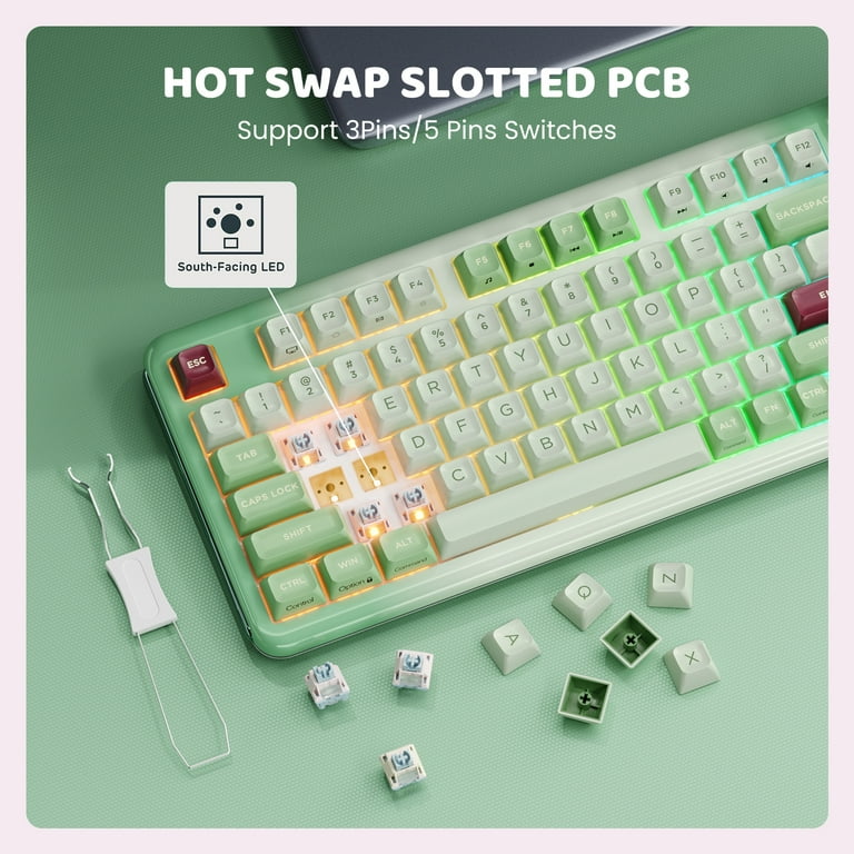 Z98 Mechanical Keyboard - 98 Keys Hot Swappable Gaming Z98 Mechanical Keyboard - 98 Keys Hot Swappable Gaming