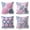 Blue Pink, variant on Phantoscope New Living Series Double-sided Design Decorative Throw Pillow Cover, 18" x 18", Gray/Pink, 4 Pack