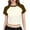 Beige, variant on Cue Crop Tops for Women Teen Girls Raglan Sleeve Crew Neck Tees Colorblock Summer Casual Short Sleeve Tshirts (S, Watermelon Red)