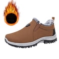 thumbnail image 7 of XIMIN Men's Winter Warm Slip-On Snow Boots Non Slip Waterproof Hiking Boots Comfortable Round Toe Lightweight for Hiking Work Orthopedic Sneakers, 7 of 7