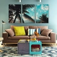 thumbnail image 3 of Idea4wall 3 Piece Tropical Canvas Wall Art Palm Tree Canvas Prints Modern Home Wall Decor, 16"x24", 3 of 5