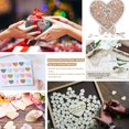 thumbnail image 4 of 60 Pcs Wood Heart Cutouts, Unfinished Blank Wooden Hearts Shapes Wood Slices Tags for Crafts for Wedding Guest Book, Valentine's Day, Thanksgiving, DIY Card Decorations Making, 4 of 9