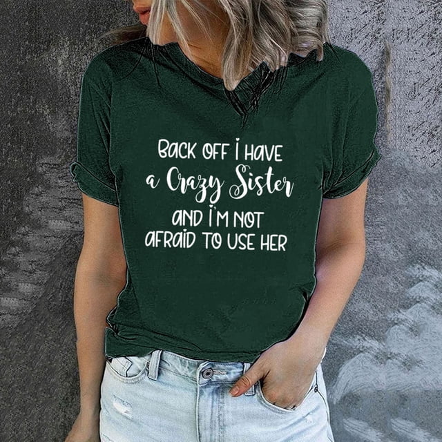 LSLJS Blouse à Manches Courtes pour Femmes, Motif Imprimé Amusant, Mode Décontractée Couleur Unie