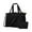 Black, variant on Vrorvz Women's Travel Duffel Bag with Shoe Compartment and USB Charging Large Overnight Bag Gym Tote Bag with Wet Pocket for Airplane Travel and Sports