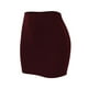 thumbnail image 5 of Gibobby faldas de mezclilla para mujer Falda corta ajustada con cintura elástica a la moda para mujer(Vino， XXXXL), 5 of 5