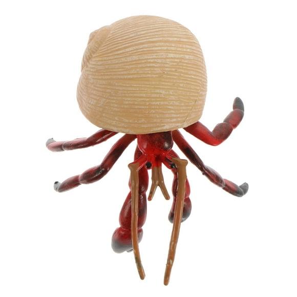 Plastic Hermit Crab Model Sea Creature Toys Realistic Marine 1Pack