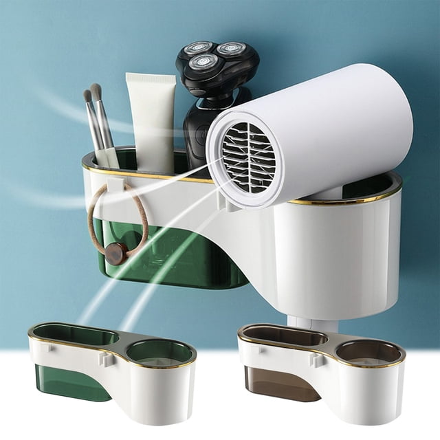Estante para Secador de Pelo Ganfancp Soporte de Pared para El Baño
