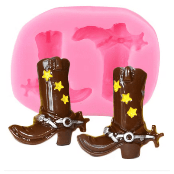 3D Boot  Cowboy Boot Silicone Molds