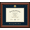 Blue/Gold, variant on University of West Florida Diploma Frame, Document Size 11" x 8.5"