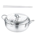 thumbnail image 1 of 1 juego de freír de acero inoxidable sartén tempura freír olla con termómetro LYD Utensilios de cocina, 1 of 6