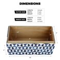 thumbnail image 3 of HANDICRAFTS HOME 10X5X5 Handmade Decorative Boxes Marquet Collection Storage Organizer with Lids Aesthetic Decor Memory Box, Marquet Indigo, 3 of 6
