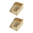 thumbnail image 3 of Soporte de almacenamiento de herramientas Kearding de madera Estante para botellas de pintura 2piezas 225x165x67mm, 3 of 6