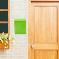 thumbnail image 4 of YSNOOWE Buzón De Hierro Montado En Pared Para Exterior Con Rústico Y Cerradura Verde, 4 of 6