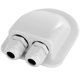 thumbnail image 1 of Glándula De Entrada De Cable Solar Resistente Al Agua Ip68 De Restmo Carcasa De Entrada De Cable Doble Resistente A La Intemperie Para Paneles Solares De Rv Caravana Marina Barco Cabina Blanco, 1 of 5