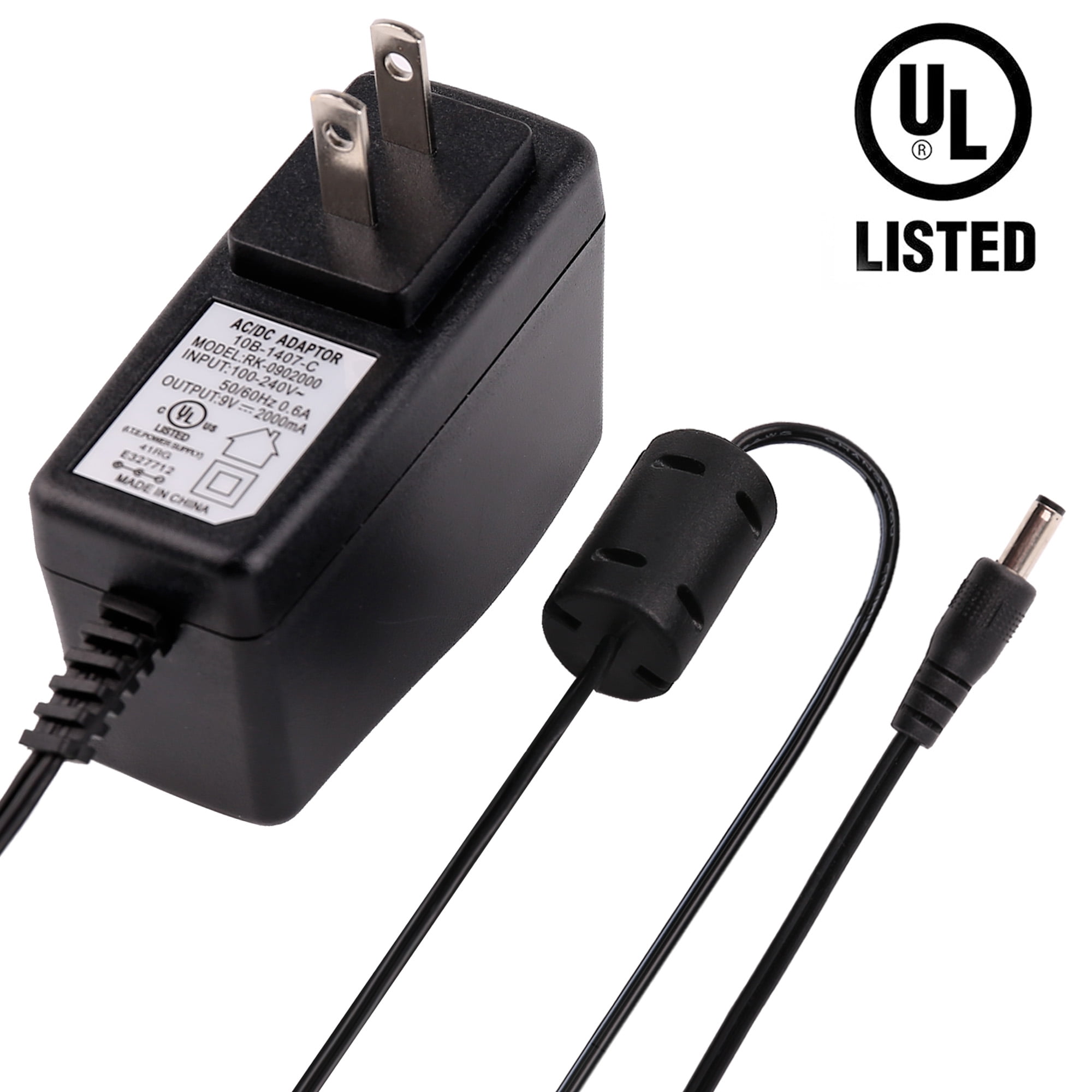 AC DC Adapter for Brother PT-10 PT-1000 PT-1010 PT-1010B Label Maker Power Cord