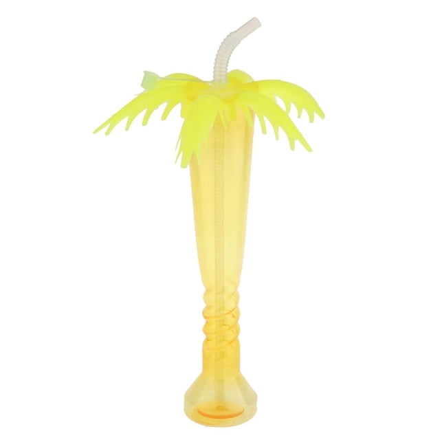 5x Copa Luau Yard Cup Tropical Beach Bebidas frías Taza de BLESIY Copa de jardín de palmeras