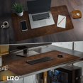 thumbnail image 4 of Genuine Leather Desk Pad - Large Desk Mat for Keyboard and Mouse - Office Desktop Protector - 31x15.6 - Antique Design - 3mm Thickness, 4 of 4