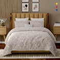 thumbnail image 2 of Color Sense 100% Cotton Printed Duvet Percale Set, Soft Feel, Lightweight & Breathable, 3-Piece Percale Set Queen Kalampur, 2 of 9