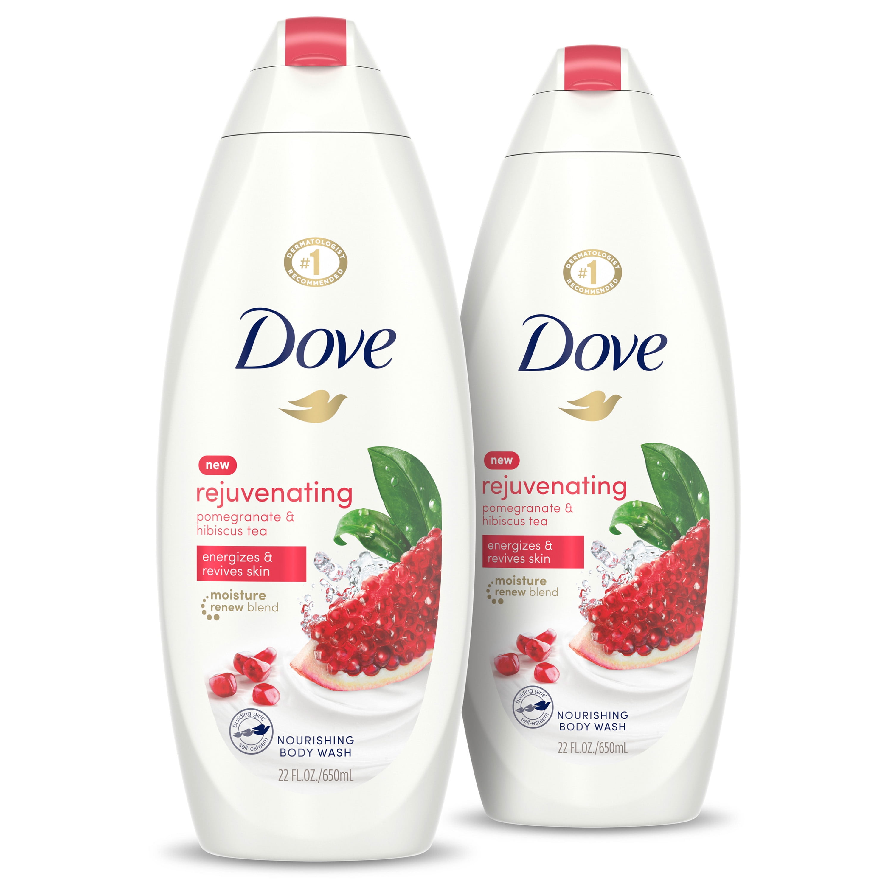 Dove Body Wash Pomegranate and Hibiscus Tea 22 oz 2 Count