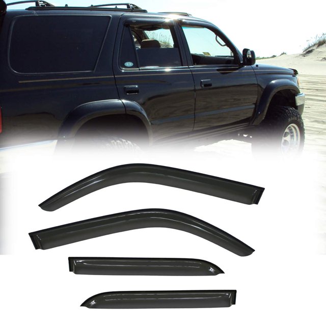 CBX Auto 4pcs for 1996-2002 4Runner Sun Rain Guard Window Visors