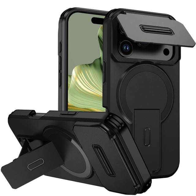 Funda GANGXUN para iPhone 17 Pro Max – Magnética Antigolpes con Soporte y Protección Doble