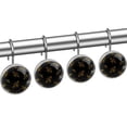 thumbnail image 2 of HemaKayy 12 Pcs Decorative Shower Curtain Hooks - Stainless Steel Rings for Bathroom Décor - Easy Glide & Secure Hold - Perfect Decoration for Bathroom Shower Rods - Flying Insect Bee, 2 of 5