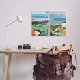 thumbnail image 3 of Stupell Industries Modern Farmland & River Landscape Painting Unframed Art Print Wall Art, 13 x 19, Set of 2, 3 of 8