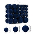 thumbnail image 2 of Christmas Tree Decorations Set, 46PCS/8CM Velvet Christmas Balls Flocked Christmas Tree Ornaments Balls Plastic Xmas Hanging Ornaments Christmas Tree DecorationChristmas Ornaments Balls Blue, 2 of 8