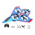 thumbnail image 4 of Avión RC con giro de 360 degree, portátil, para acrobacias y control remoto, ideal para principiantes. Batería Azul Roja 2, 4 of 9