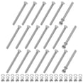 thumbnail image 1 of Uxcell Kit de tornillos de cabeza hexagonal de 20 piezas con tuercas, arandelas planas y de bloqueo M8x95mm, 1 of 1