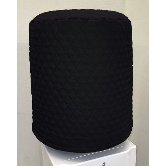 Quilted Water Bottle Cover for 3 or 5 Gallon Bottle by Penny's Needful Things (Black, 5 Gallon Down Spout)