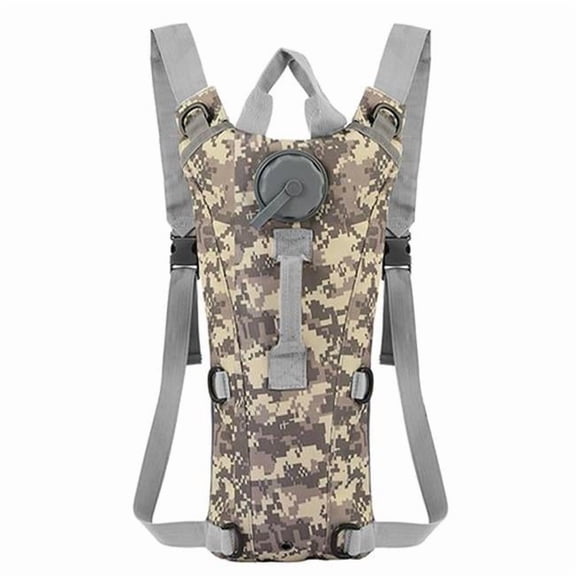 Fresh Fab Finds FFF-ACU-GPCT1440 Tactical Hydration Pack 3L Water Bladder Adjustable Water Drink Backpack for Hiking