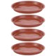 thumbnail image 2 of EeaseMX 10 macetas de plástico con bandeja de goteo para macetas, platillos para macetas, para jardín, balcón - Tipo 160 (rojo), 2 of 8