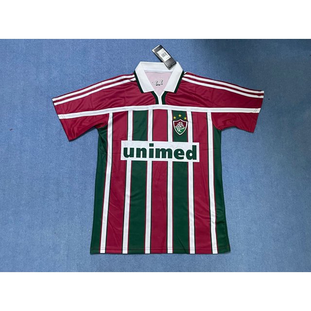 Camiseta Clásica De Manga Corta De Verano De Local Del Fluminense 2001-02XXL