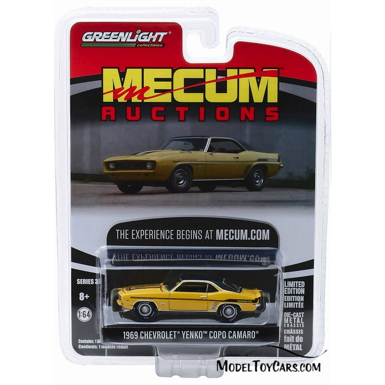 1969 Chevy Yenko Camaro, Daytona Yellow - Greenlight 37170C