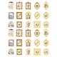 thumbnail image 3 of 30 Uds pegatinas de estilo Vintage DIY suministros decorativos impermeables cinta adhesiva para diario para diario fabricación de Estilo B, 3 of 8