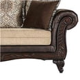 thumbnail image 2 of Brookridge Traditional Rolled Arm Sofa in Rich Brown Upholstery for Classic Living Room, 2 of 4
