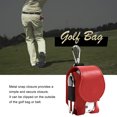 thumbnail image 1 of Bolsa de almacenamiento de cuero PU para pelota de Golf bolsa Likrtyny de almacenamiento colgante de cintura portátil con hebilla de Metal accesorios deportivos universal, 1 of 3