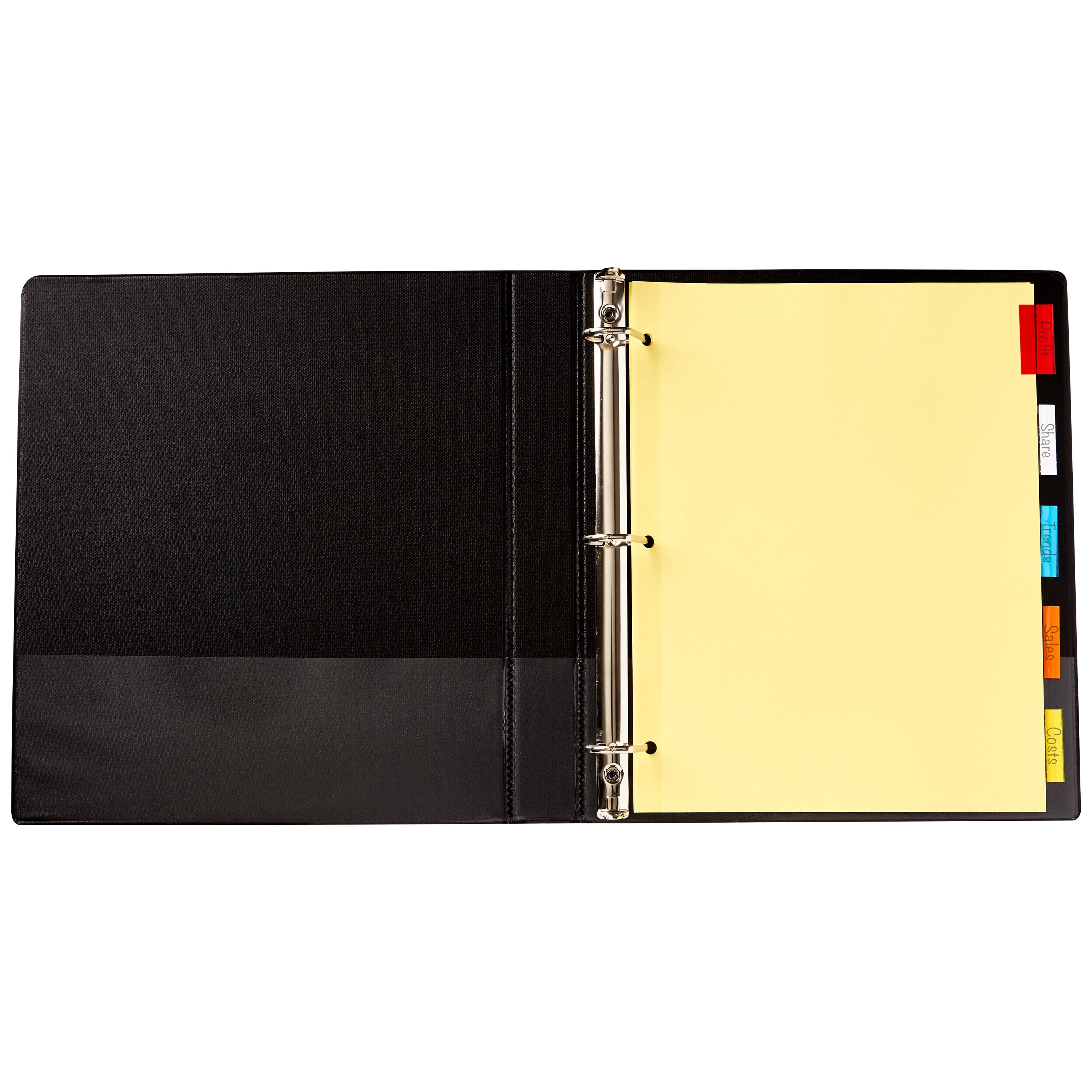 Office Essentials Insertable Dividers, 5 Tab, Multicolor, 1 Set (11465)