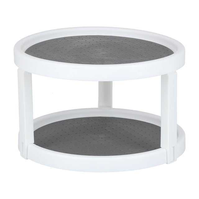 Organizador de plato giratorio antideslizante, organizador de plato giratorio de gabinete, organizador de plato giratorio de gabinete antideslizante, estante giratorio para especias, elegante y moderno