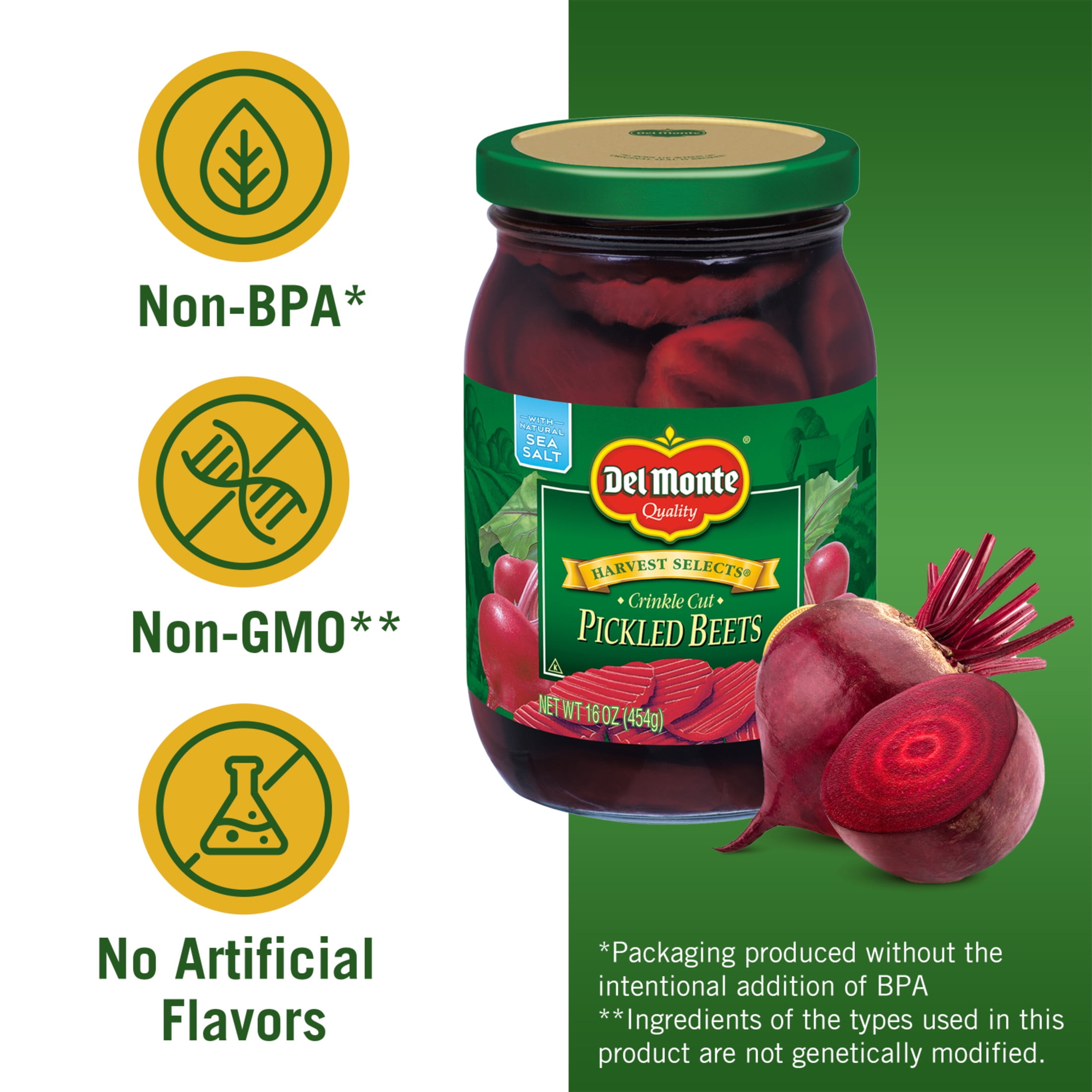 Del Monte Sliced Pickled Beets, 16 oz Jar