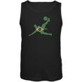thumbnail image 1 of World Cup Brazil Soccer Kick Flag Silhouette Black Adult Tank Top, 1 of 1